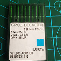 Голки Groz-bekkert 134-135 LR; DP 35 LR -120 для пошиття виробів із шкіри