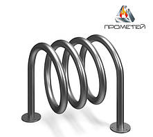 Велопарковка спіралеподібна стаціонарна, радіус 40см