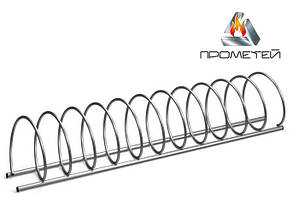 Велопарковка спіралеподібна стаціонарна, довжина 300см