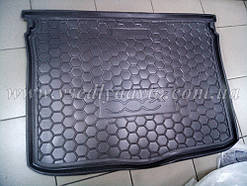Килимок в багажник FIAT 500X з 2014 р. (AVTO-GUMM) пластік+гума
