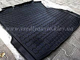 Килимок в багажник ліфтбек SKODA Rapid з 2013- (AVTO-GUMM) пластік+гума, фото 2