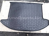 Килимок в багажник KIA Carens з 2006-2013 рр .. 5 місць (AVTO-GUMM) поліуретан, фото 5