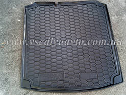 Килимок в багажник Volkswagen Jetta з 2010 р. седан TOP без "вух" (Avto-gumm) пластік+гума