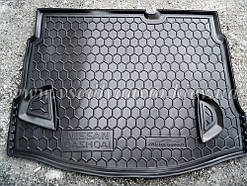 Килимок в багажник NISSAN Qashqai з 2010-2014 рр. з докаткою (AVTO-GUMM) пластік+гума