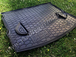 Килимок в багажник NISSAN Qashqai з 2006-2010 повнорозмірний (AVTO-GUMM) пластік+гума