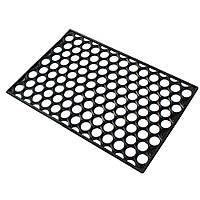 Килим гумовий сотовий з отворами 40х60 див. (Килимок гумовий стільниковий з отвором 40х60)