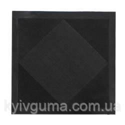 Килими гумові побутові (ЧОРНИЙ 500х500х5 мм.)