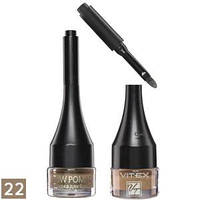 ВІТЕКС VITEX Brow Pomade помадка для брів із пензликом No22 light brunette