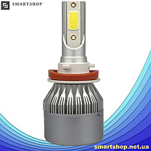 Комплект автомобільних LED ламп C6 H11 - Світлодіодні лампи, Автолампи, Ближнє, дальнє світло, Автосвітло, фото 3