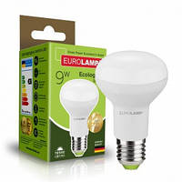 Світлодіодна лампа Eurolamp Еко R63 9W-E27-3000K (LED-R63-09272(P))