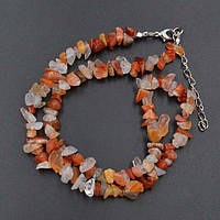 Намисто сердолік 10х5 мм 48 см самородки