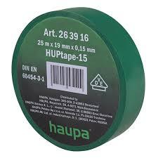 Ізолента 19х25 ПВХ (зелений) Haupa