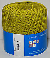 Нитки пряжа для в'язання бавовняна MAKI Victoria Маки Вікторія № 9040 - горох