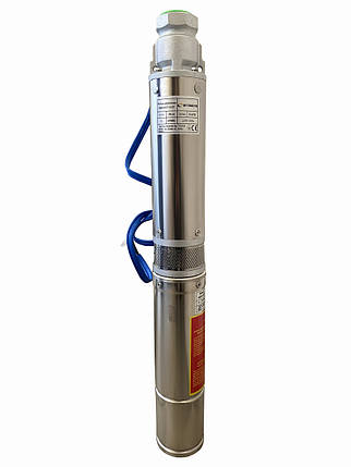 Насос свердловинний з підвищеною вуст-ма до піску Optima PM 4QJm4/11 0,75 кВт 81м + 15 м кабель, фото 2