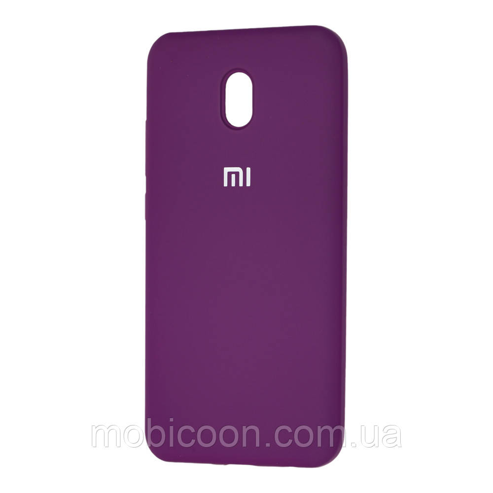 Чохол Silicone Case full для Xiaomi Redmi 8a Purple (ксиоми сяломи редами 8a)