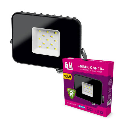 Прожектор світлодіодний ELM Matrix M 10W 6500К IP65 (26-0056.), фото 2