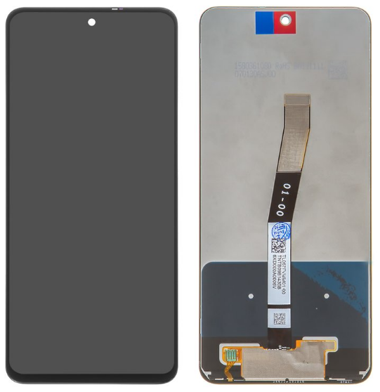 Дисплей Xiaomi Redmi Note 9 Pro модуль в зборі з тачскріном, Original PRC, чорний