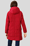 Зимова жіноча парка Finn Flare CW18-17001-330 Down Fill червона L, фото 4