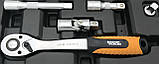 Набір ключів і насадок торцевих Mastertool CV 1/2" 21 шт (78-4021), фото 4