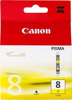 Оригинальный картридж Canon CLI-8Y yellow 13ml для Canon Pixma Series IP3300 IP4200 MP500