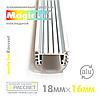 Алюмінієвий профіль MagicLed ML-08 Premium для світлодіодної стрічки накладної, фото 4