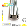 Алюмінієвий профіль MagicLed ML-08 Premium для світлодіодної стрічки накладної, фото 5