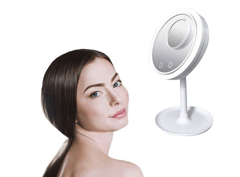 Кругове дзеркало з підсвічуванням і вентилятором Beauty Breeze Mirror