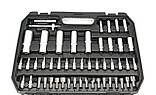 Набір насадок торцевих Mastertool CrV 1/4"-1/2" з тріскачкою 108 предметів (78-5108), фото 5