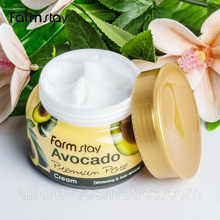 Крем для лица на основе экстракта авокадо FarmStay Avocado Premium Pore Cream - фото 2 - id-p1238205227