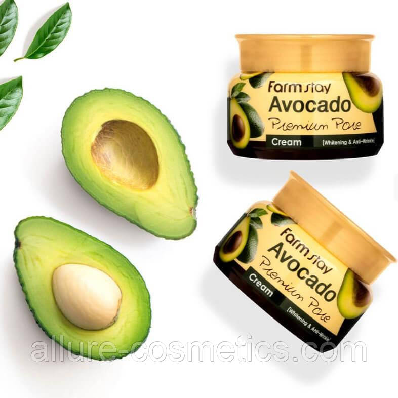 Крем для обличчя на основі екстракту авокадо FarmStay Avocado Premium Pore Cream