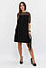 Коктейльне жіноче плаття Arizona, чорний, фото 3