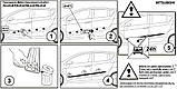 Молдинги на двері для Mitsubishi ASX 2010-2017, FL. 2017-2023, фото 5