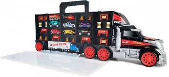 Ігровий набір Dickie Toys Трейлер-транспортувач авто 3749023