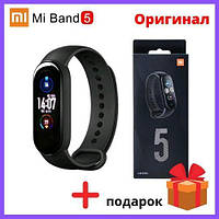 Оригинальный фитнес-браслет Xiaomi Mi Band 5 black чёрный Фитнес-трекер