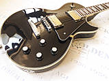 Електрогітара Gibson Les Paul Custom 1960 Black Chrome, фото 8