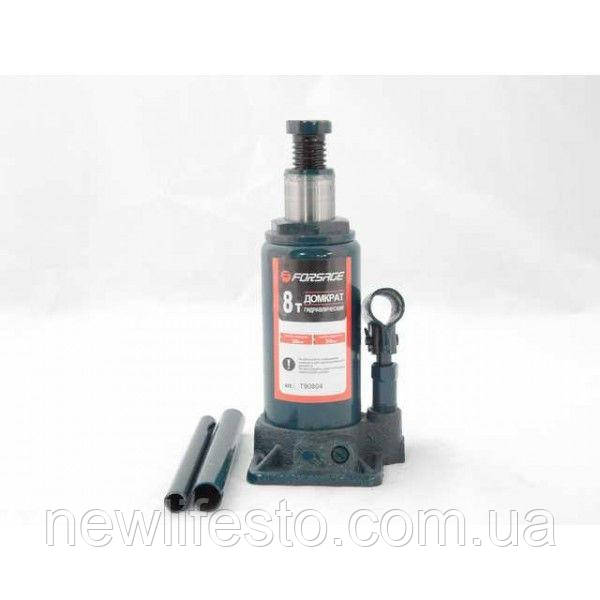 Домкрат пляшковий 8 т з клапаном (h min 200 мм, h max 385 мм), фото 1