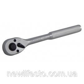 Тріскачка реверсивна 1/4"L-150мм з накаткою (72зуб)
