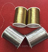 Нитки для шиття люрекс золото нитка люрекс швейні золоті