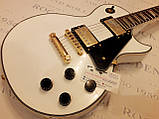 Електрогітара Gibson Les Paul Custom White Alpine China, фото 2