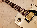 Електрогітара Gibson Les Paul Custom White Alpine China, фото 4