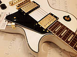 Електрогітара Gibson Les Paul Custom White Alpine China, фото 6