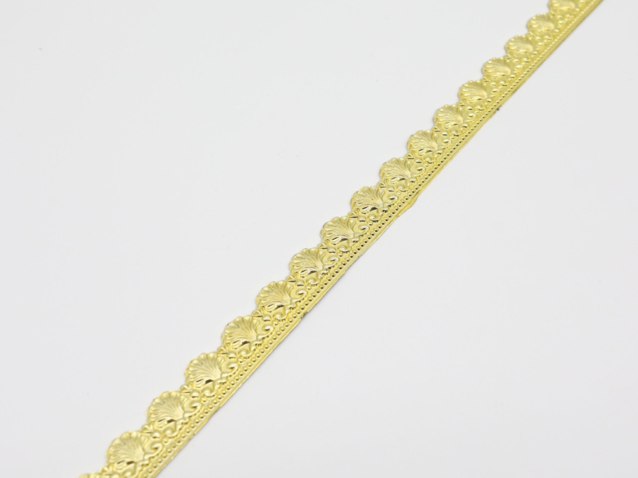 Молдинг для прикрашання меблів із пластику 500х18 мм, золотого кольору,, фото 1