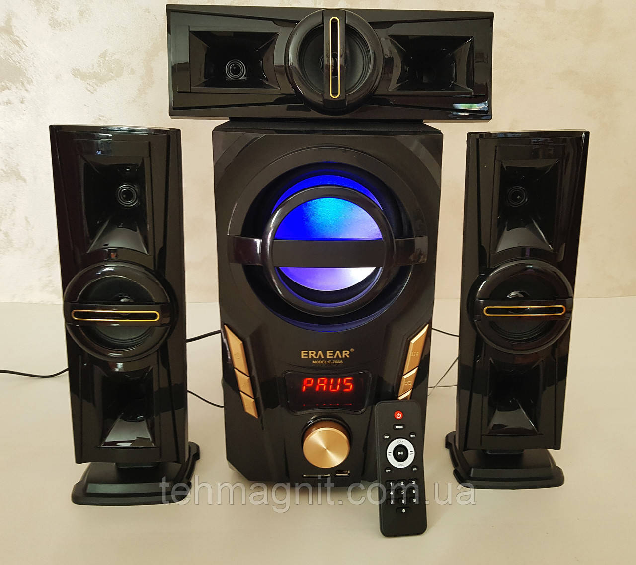 Акустична система комплект 3.1 Era Ear E-703A (USB/FM-радіо/Bluetooth) 60 Вт