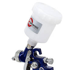 Краскопульт (пістолет фарбувальний) пневматичний HVLP MINI 1.0 мм INTERTOOL PT-0121, фото 5