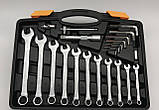 Набір ключів і насадок торцевих Mastertool 1/4" і 1/2" Cr-V 77 шт (78-5077), фото 7