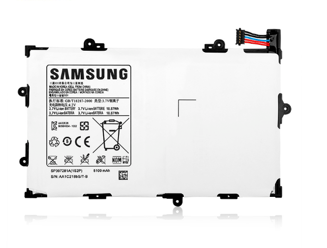 Аккумулятор Samsung P6800 / SP397281A, 5100 mAh