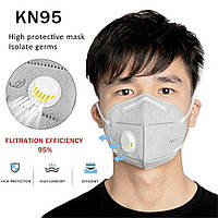 Маска з вугільним фільтром Face Mask KN95Респіратор Маска захисна KN95
