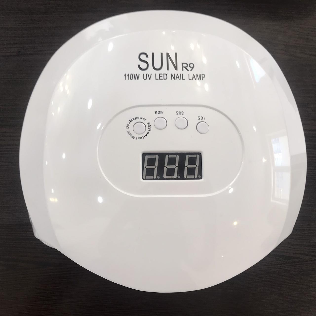 Професійна LED-лампа для сушіння гелів і гель лаків SUN R 9 на 110 Вт .