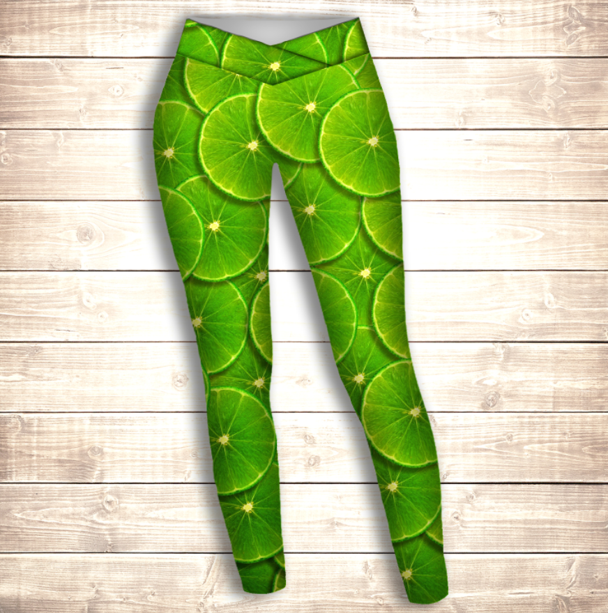 Лосини 3D-green lime