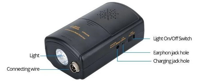 Металлоискатель грунтовой ручной Smart Sensor AR944M, черный - фото 7 - id-p1238345019